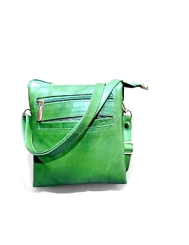 Vertical Leather Sling Bag – Double Compartment (No Flap)-SB04-sm