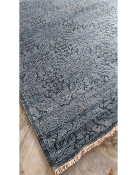 Handknotted Persian Blue Rug 8x10 7017