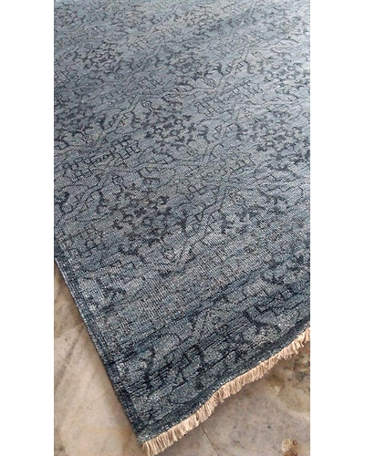 Handknotted Persian Blue Rug 8x10 7017-7017