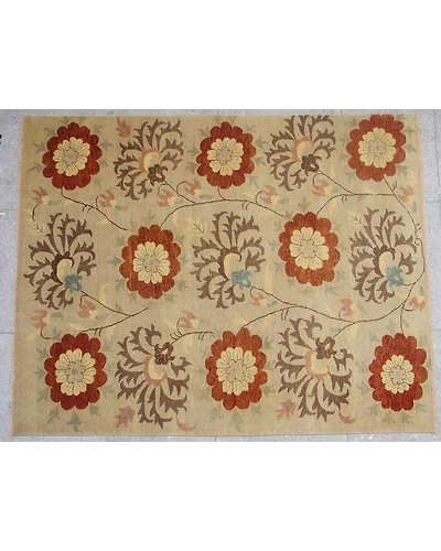 Handknotted Turkish Beige Modern Rug 8x10 7012-Beige-8x10-6/40-2