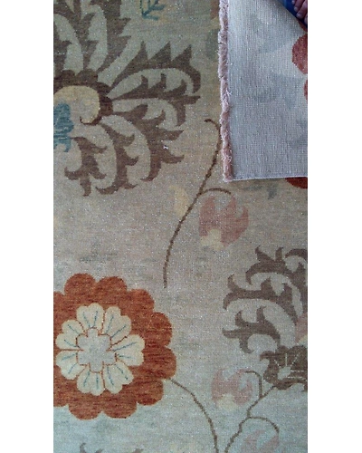 Handknotted Turkish Beige Modern Rug 8x10 7012-Beige-8x10-6/40-4