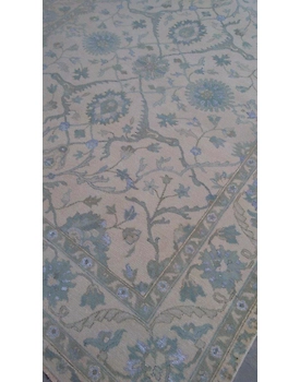 Handknotted Turkish Beige / Beige Rug 8x10 7032
