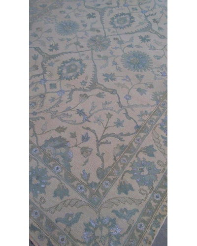 Handknotted Turkish Beige / Beige Rug 8x10 7032-7032