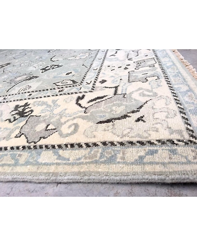 Handknotted Turkish Sage / Baige Rug 8x10 7045-Sage-8x10-6/40-6