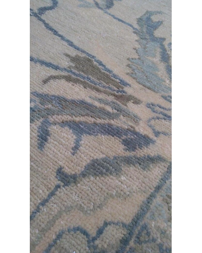 Handknotted Turkish Beige / Beige Rug 8x10 7035-Beige-8x10-6/40-1