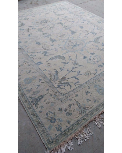 Handknotted Turkish Beige / Beige Rug 8x10 7035-Beige-8x10-6/40-2