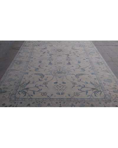 Handknotted Turkish Beige / Beige Rug 8x10 7035-Beige-8x10-6/40-5