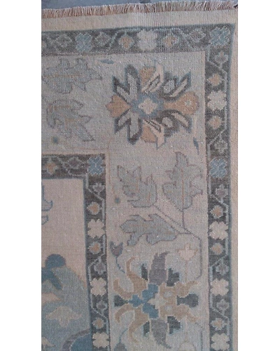 Handknotted Turkish Beige / Beige Rug 8x10 7031-7031
