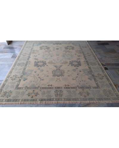 Handknotted Turkish Beige / Beige Rug 8x10 7031-Beige-8x10-6/40-1