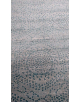 Handknotted Persian Light Blue Rug 8x10 7022