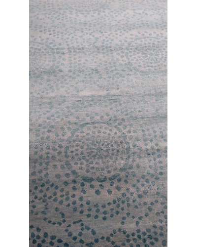 Handknotted Persian Light Blue Rug 8x10 7022-7022