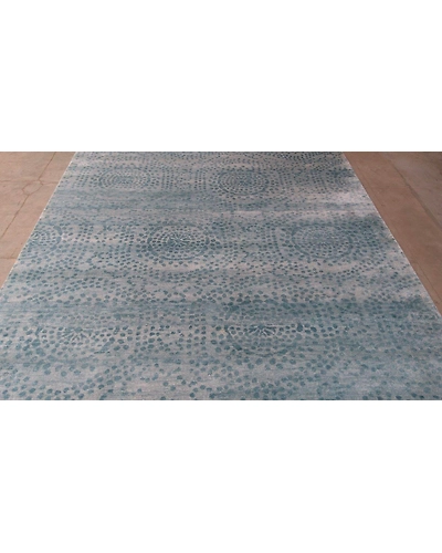 Handknotted Persian Light Blue Rug 8x10 7022-Light Blue-8x10-5/32-1