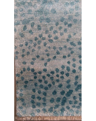 Handknotted Persian Light Blue Rug 8x10 7022-Light Blue-8x10-5/32-2
