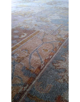 Handknotted Turkish Patach Rug 6x9 7011