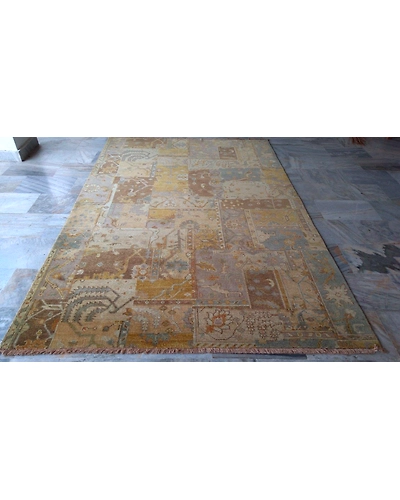 Handknotted Turkish Patach Rug 6x9 7011-Multi-6x9-5/32-7
