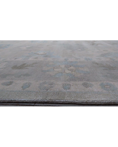 Handknotted Turkish Beige / Lt. Grey Rug 9x12 7029-Grey-9x12-6/40-3
