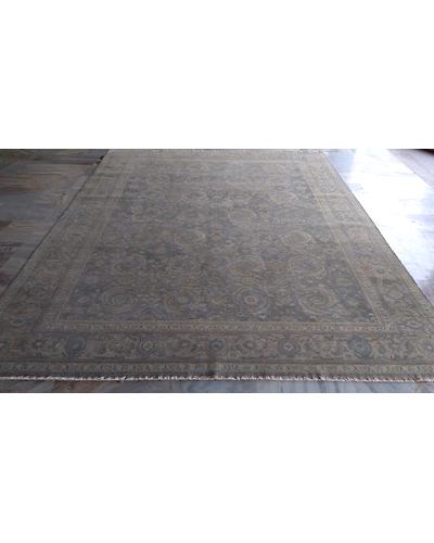 Handknotted Turkish Blue / Beige Rug 8x10 7043-Blue-8x10-6/40-2