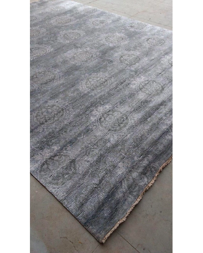Handknotted Persian Grey  Rug 8x11 7024-Grey-8x11-5/32-1