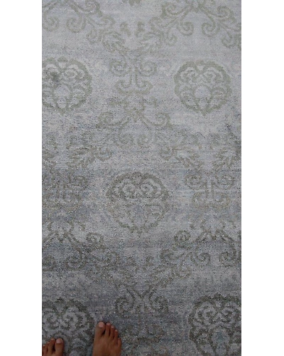 Handknotted Persian Grey  Rug 8x11 7024-Grey-8x11-5/32-3