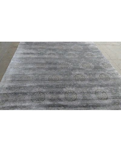 Handknotted Persian Grey  Rug 8x11 7024-Grey-8x11-5/32-5