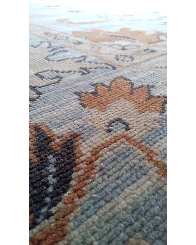 Handknotted Turkish Sky Blue Mix Rug 9x12 7048-Sky Blue-9x12-4.5 / 25-6