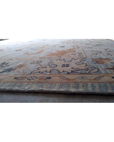Handknotted Turkish Sky Blue Mix Rug 9x12 7048-Sky Blue-9x12-4.5 / 25-7