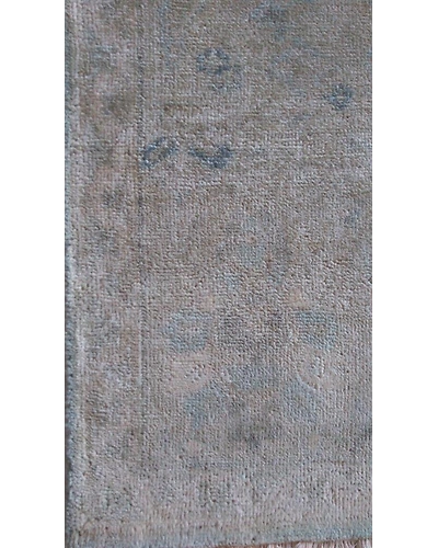 Handknotted Turkish Light blue / Light Green Rug 8x11 7036-Light Blue-8x11-6/40-2