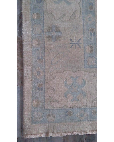 Handknotted Turkish Beige / Beige Rug 9x12 7038-Beige-9x12-6/40-4