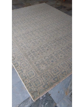 Handknotted Turkish Beige / Beige Rug 8x10 7047