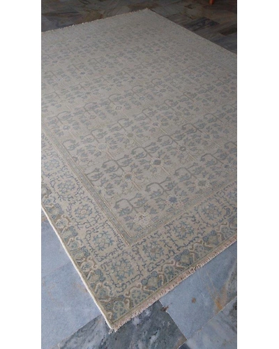 Handknotted Turkish Beige / Beige Rug 8x10 7047-7047