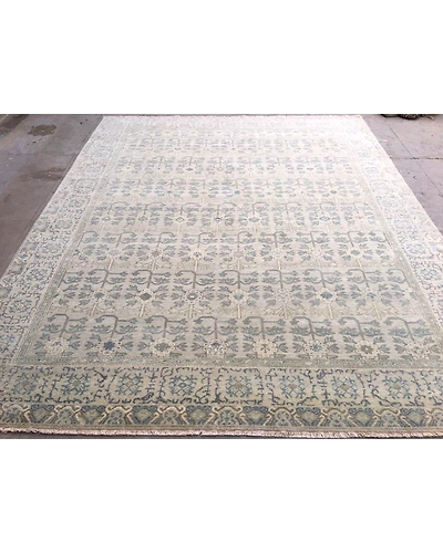 Handknotted Turkish Beige / Beige Rug 8x10 7047-Beige-8x10-6/40-5