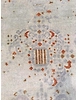 Handknotted Turkish Sage Abstract Rug 8x10 7053