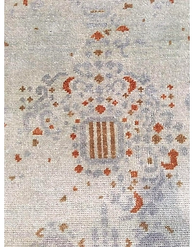 Handknotted Turkish Sage Abstract Rug 8x10 7053