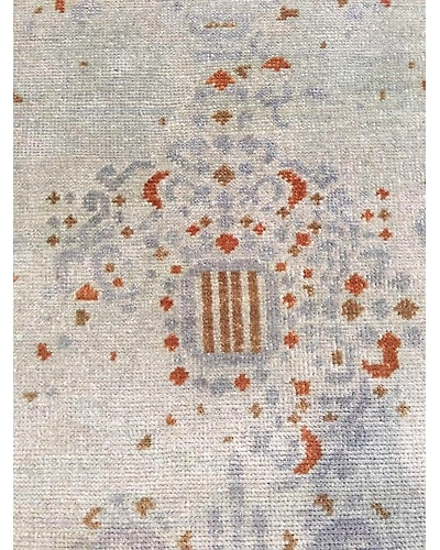 Handknotted Turkish Sage Abstract Rug 8x10 7053-7053