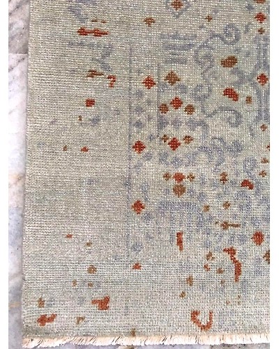 Handknotted Turkish Sage Abstract Rug 8x10 7053-Sage-8x10-6/40-2