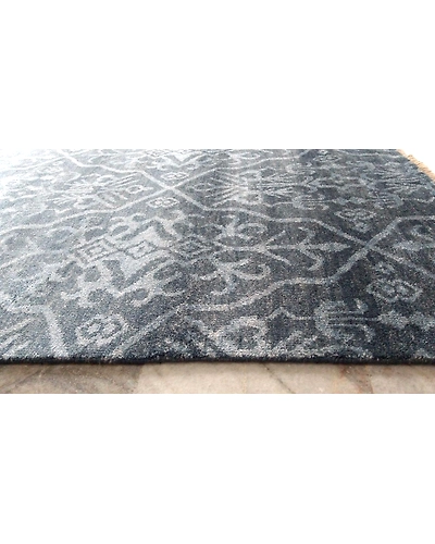 Handknotted Persian Grey Rug 8x10 7026-Grey-8x10-5/32-4