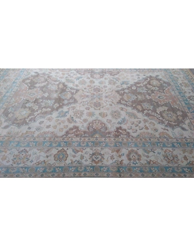 Handknotted Turkish Beige / Beige Rug 8x11 7040