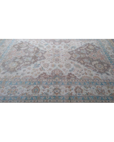 Handknotted Turkish Beige / Beige Rug 8x11 7040-7040