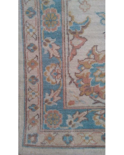 Handknotted Turkish Beige / Beige Rug 8x11 7040-Beige-8x11-7/40-3