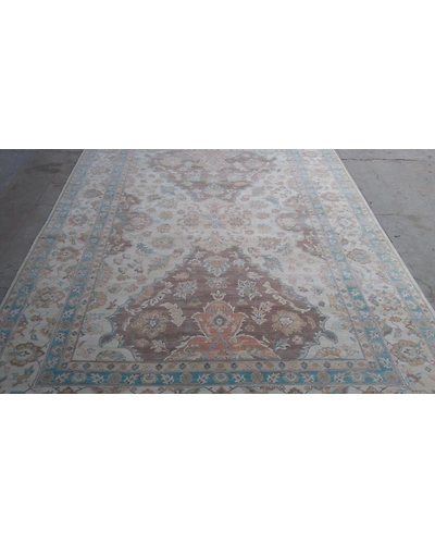Handknotted Turkish Beige / Beige Rug 8x11 7040-Beige-8x11-7/40-4