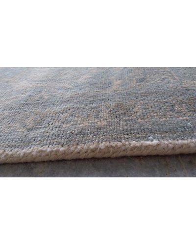 Handknotted Turkish Beige / Blue Rug 8x10 7037-Beige-8x10-6/40-7