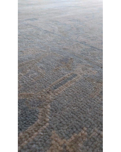 Handknotted Turkish Beige / Blue Rug 8x10 7037-Beige-8x10-6/40-8