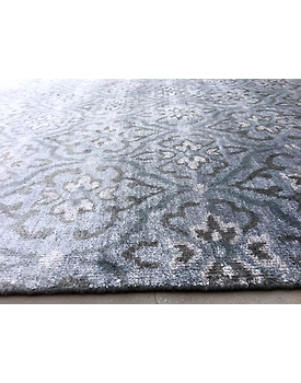 Handknotted Persian blue Modern Rug 8x10 7028