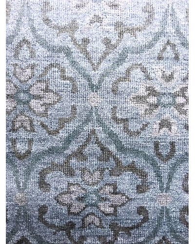 Handknotted Persian blue Modern Rug 8x10 7028-Blue-8x10-5/32-3