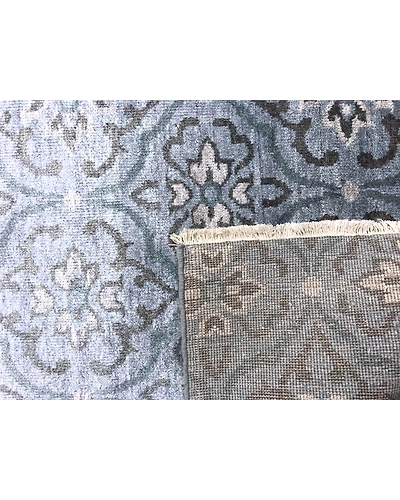 Handknotted Persian blue Modern Rug 8x10 7028-Blue-8x10-5/32-7