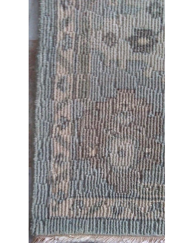 Handknotted Turkish Blue / Grey Grilled Rug 8x10 7034-Blue-8x10-6/40-2
