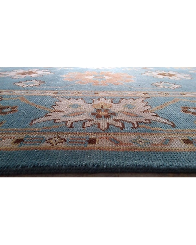 Handknotted Turkish Blue Traditional Rug 8x10 7049-Blue-8x10-4.5 / 25-1