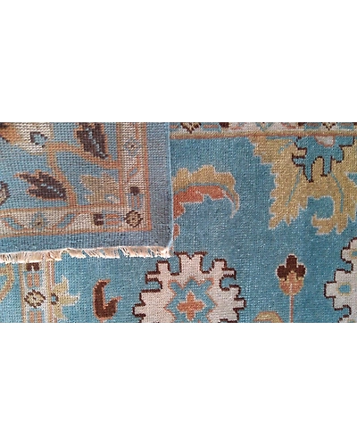 Handknotted Turkish Blue Traditional Rug 8x10 7049-Blue-8x10-4.5 / 25-2