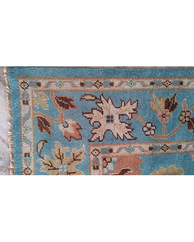 Handknotted Turkish Blue Traditional Rug 8x10 7049-Blue-8x10-4.5 / 25-3