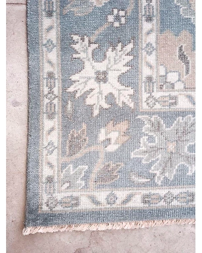 Handknotted Turkish Lake Grey Rug 8x10 7051-Grey-8x10-4.5 / 25-3